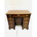 Georgian mahogany kneehole desk