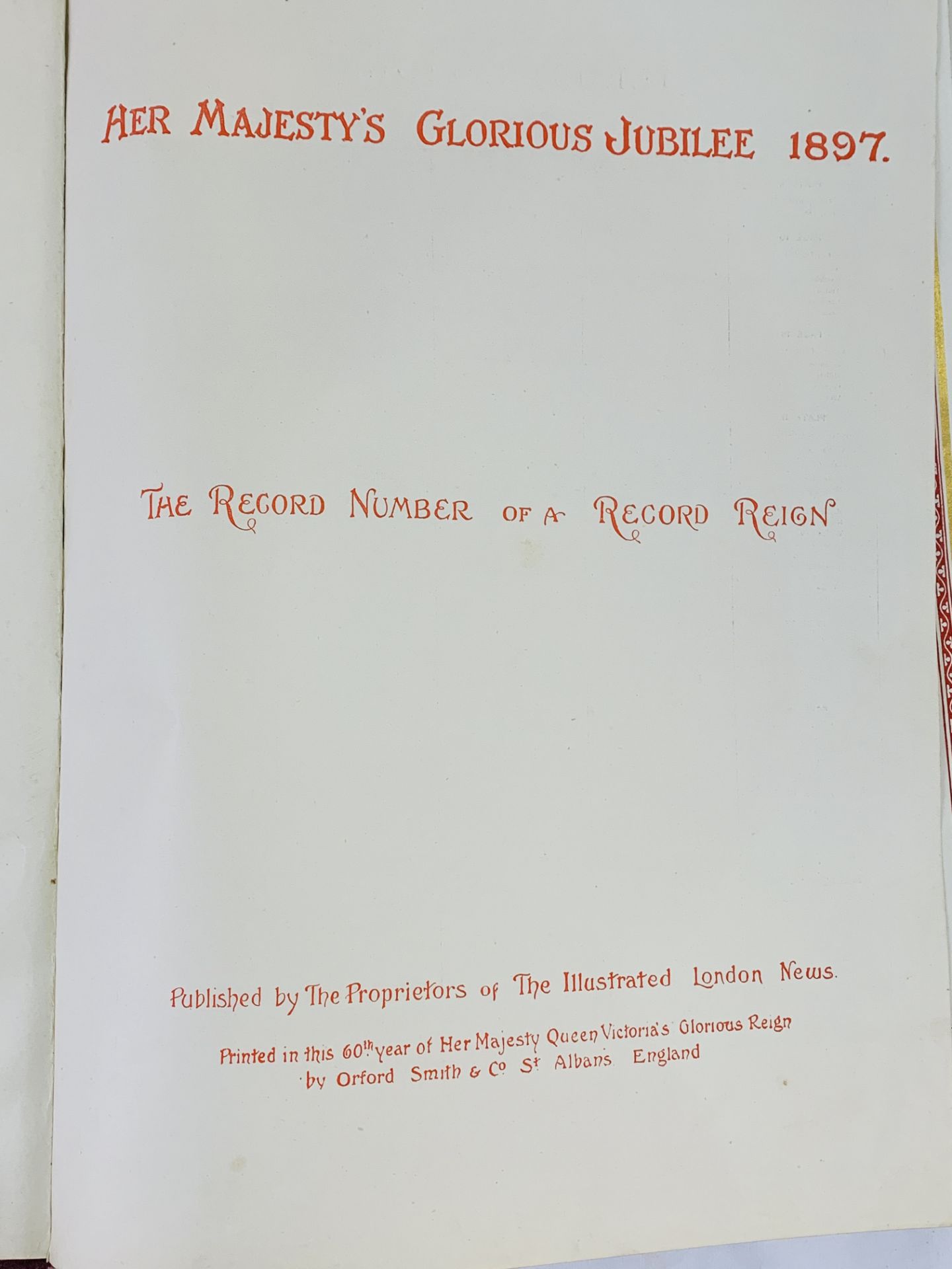 "The Record Reign. Her Majesty's Glorious Jubilee 1897", and a Victorian scrapbook - Image 4 of 5