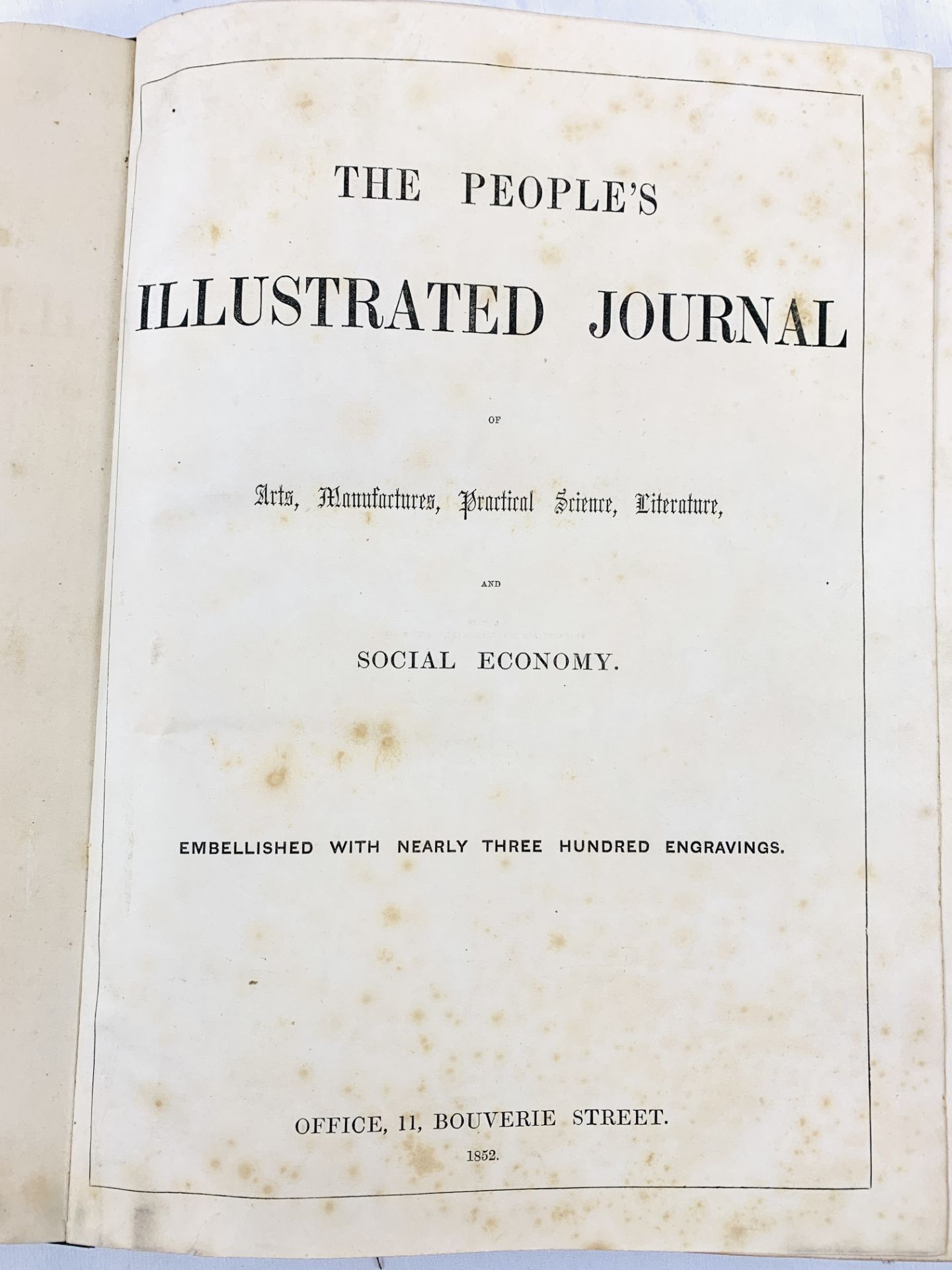 "The Illustrated Magazine of Art", Volume 1,1853 and "The People's Illustrated Journal", 1852 - Image 5 of 5