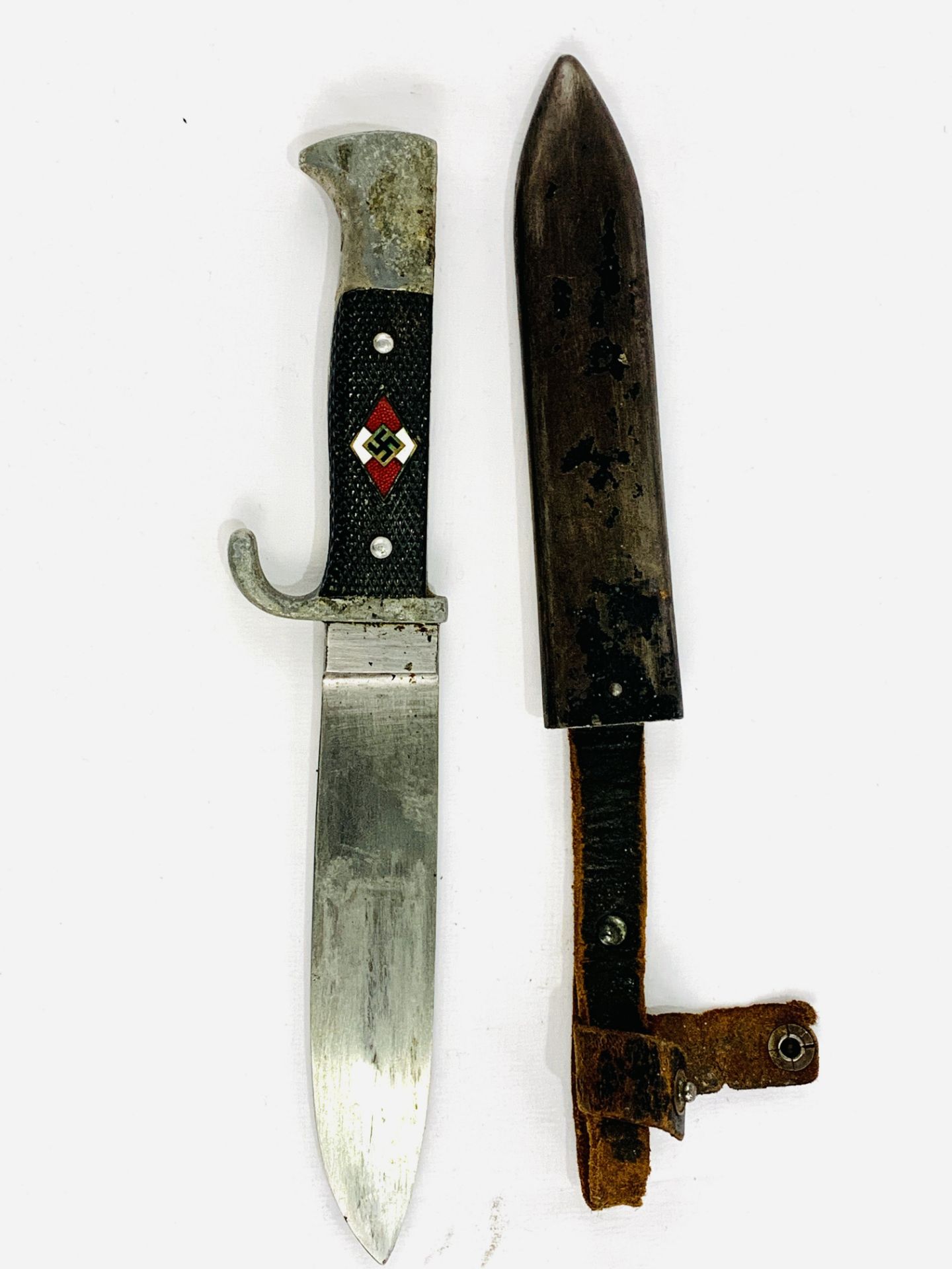 German Third Reich Hitler Youth pattern sheath knife, 1938 - Image 2 of 6