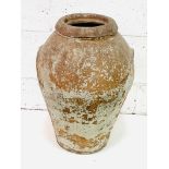 Terracotta urn