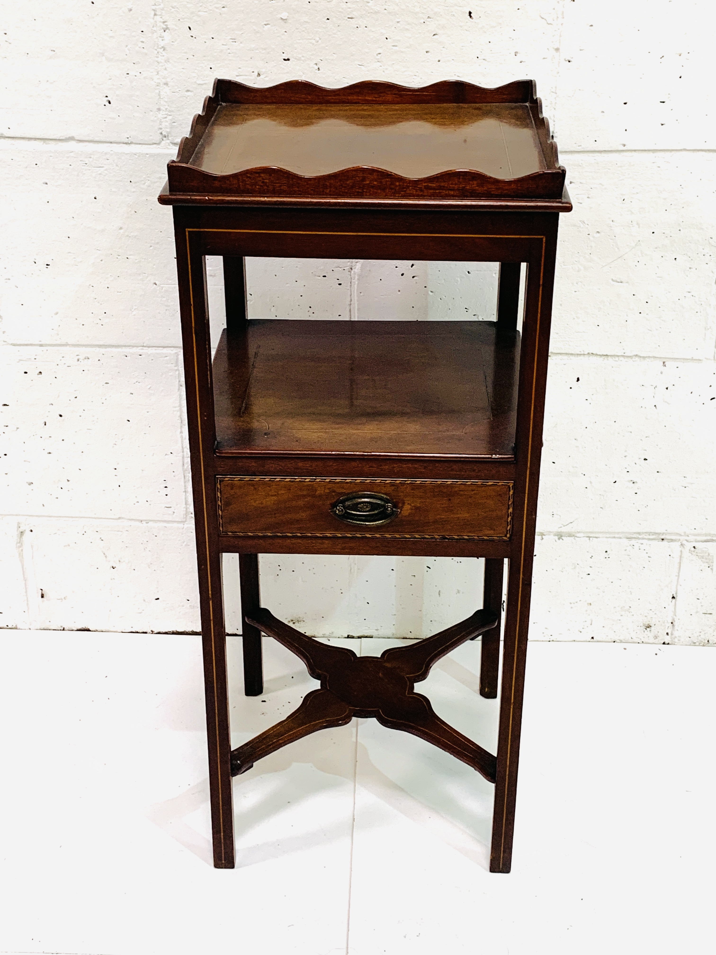 Mahogany occasional table