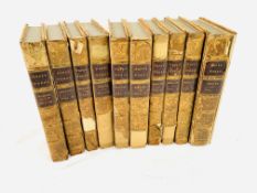 The Works of Alexander Pope in 10 volumes 1824