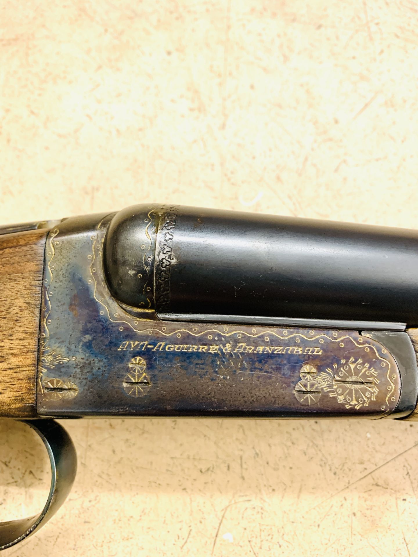 AYA Model 3 12 bore side by side double barrel shotgun - Image 7 of 9