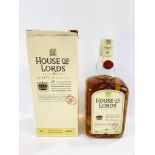 70cl bottle of House of Lords blended Scotch Whisky