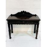 17th century style oak hall table