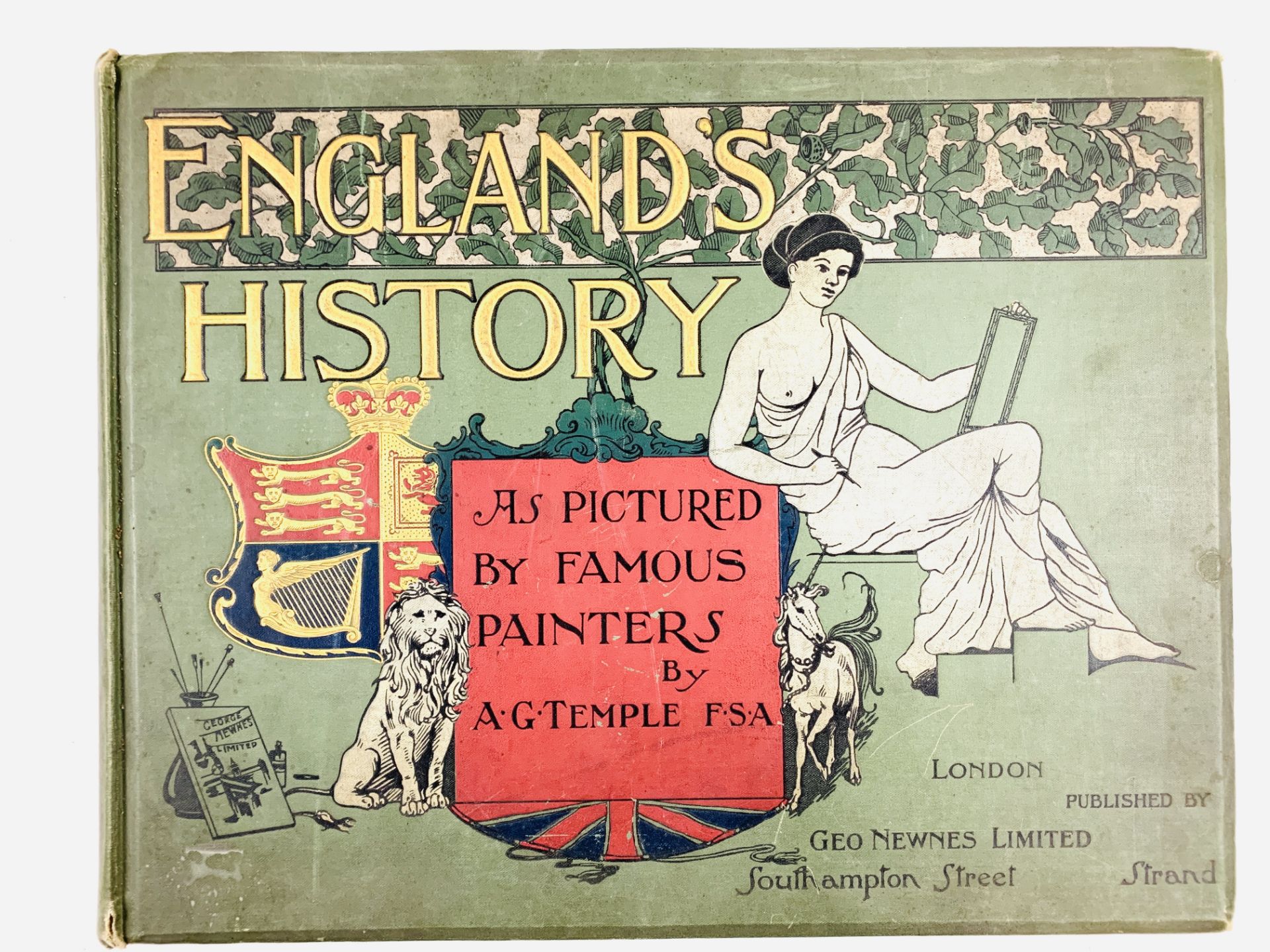 "England's History - As pictured by famous Painters", by A G Temple FSA