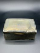 Silver cigarette box