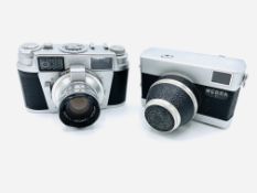 Leidolf, Wetzlar, Lordomat SLE camera, together with a Werra 1 camera