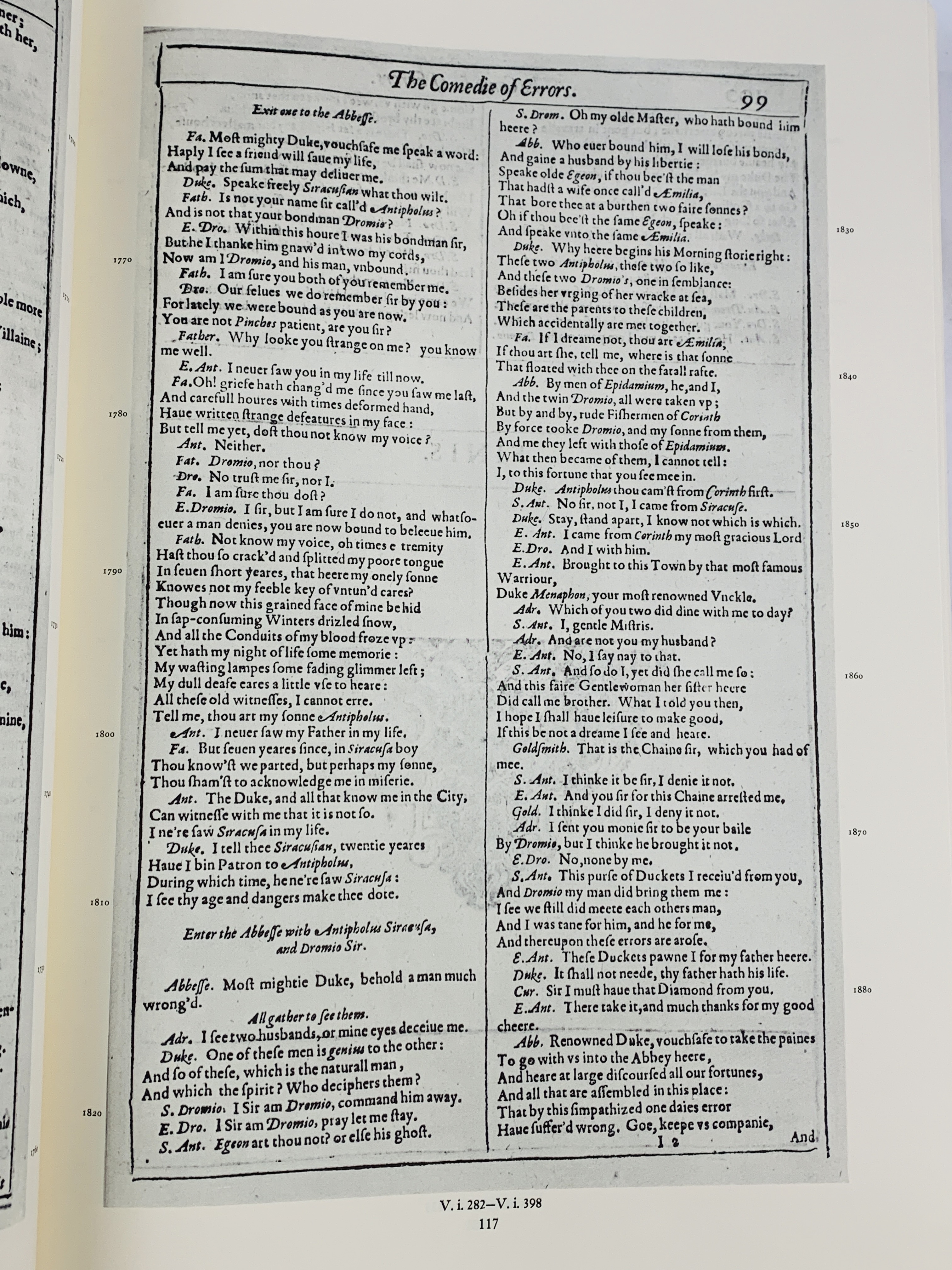 Norton facsimile first folio of Shakespeare, 1996, in slip - Image 4 of 4