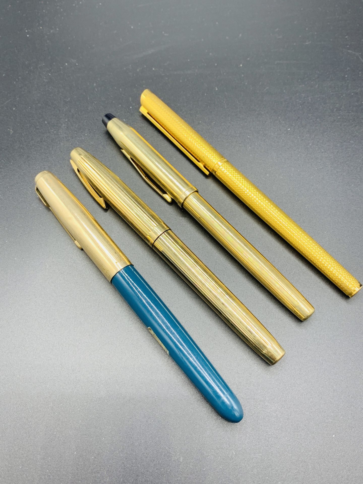 A collection of fountain pens