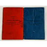 WWII, 1944-1945 Bilingual rules and regulations booklets for French Railways Drivers and Firemen