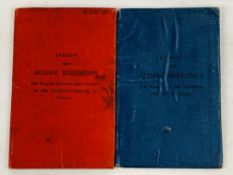 WWII, 1944-1945 Bilingual rules and regulations booklets for French Railways Drivers and Firemen