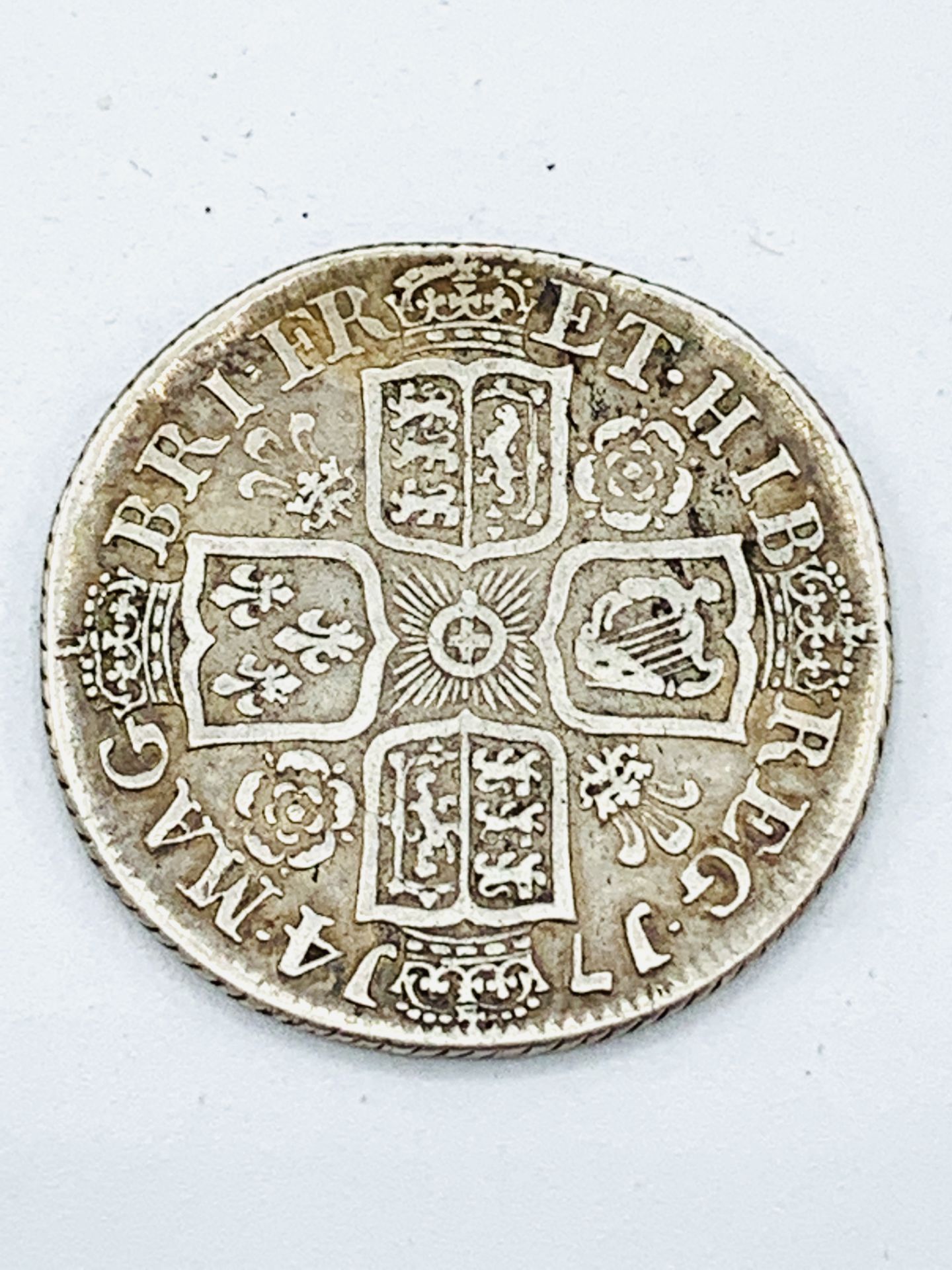 Queen Anne Silver Half Crown 1714 - Image 2 of 3