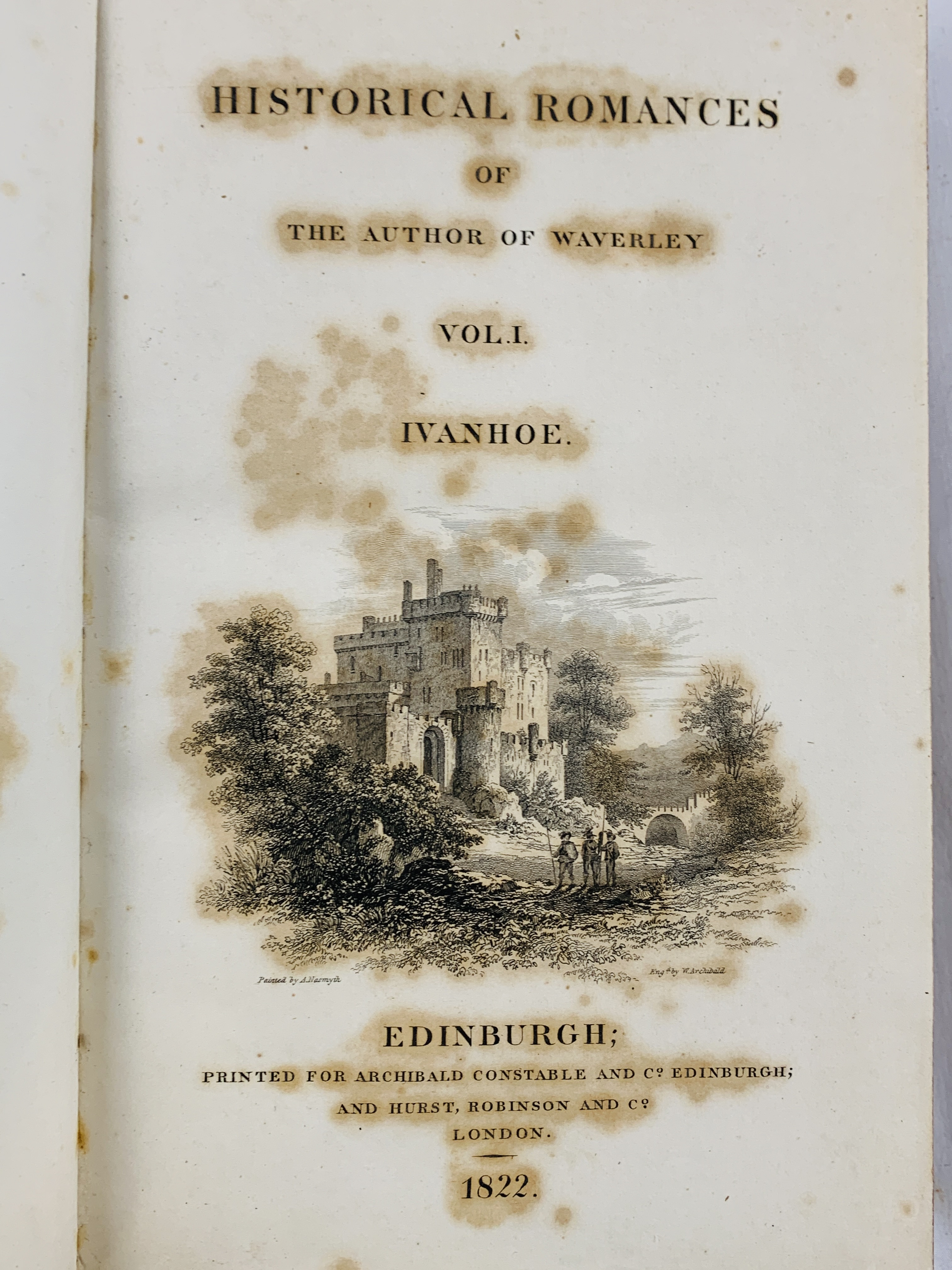 Smollett's The History of England, 1841; Hallam's Literary History; and five Waverley Novels - Image 6 of 6