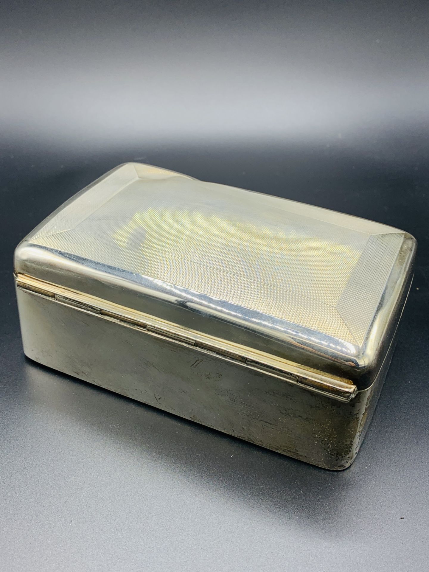 Silver cigarette box - Image 4 of 4