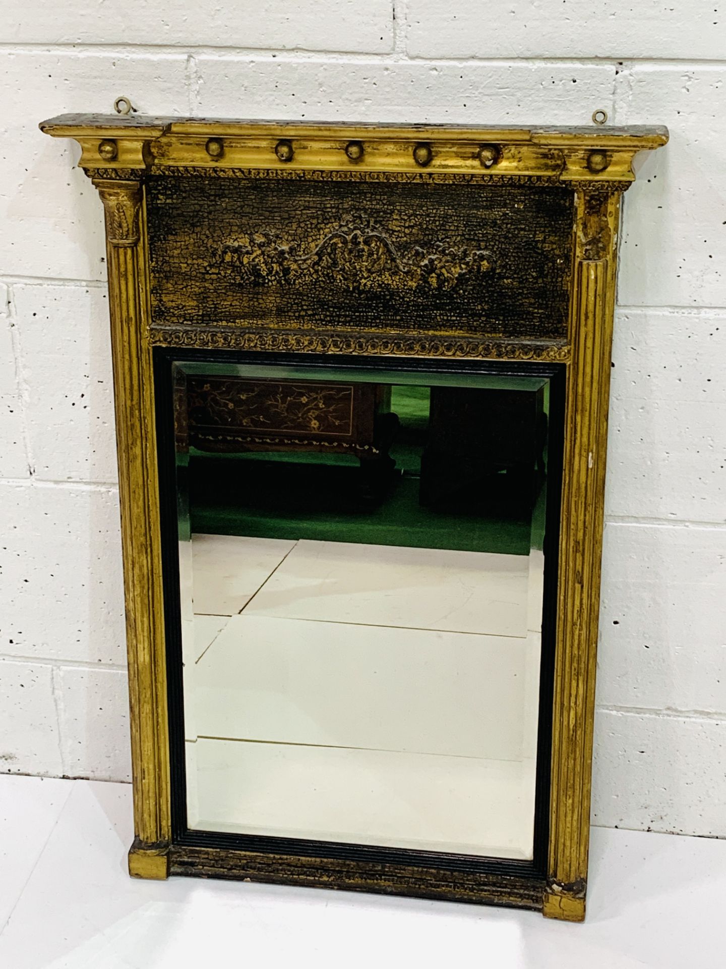 Georgian gilt framed wall mirror