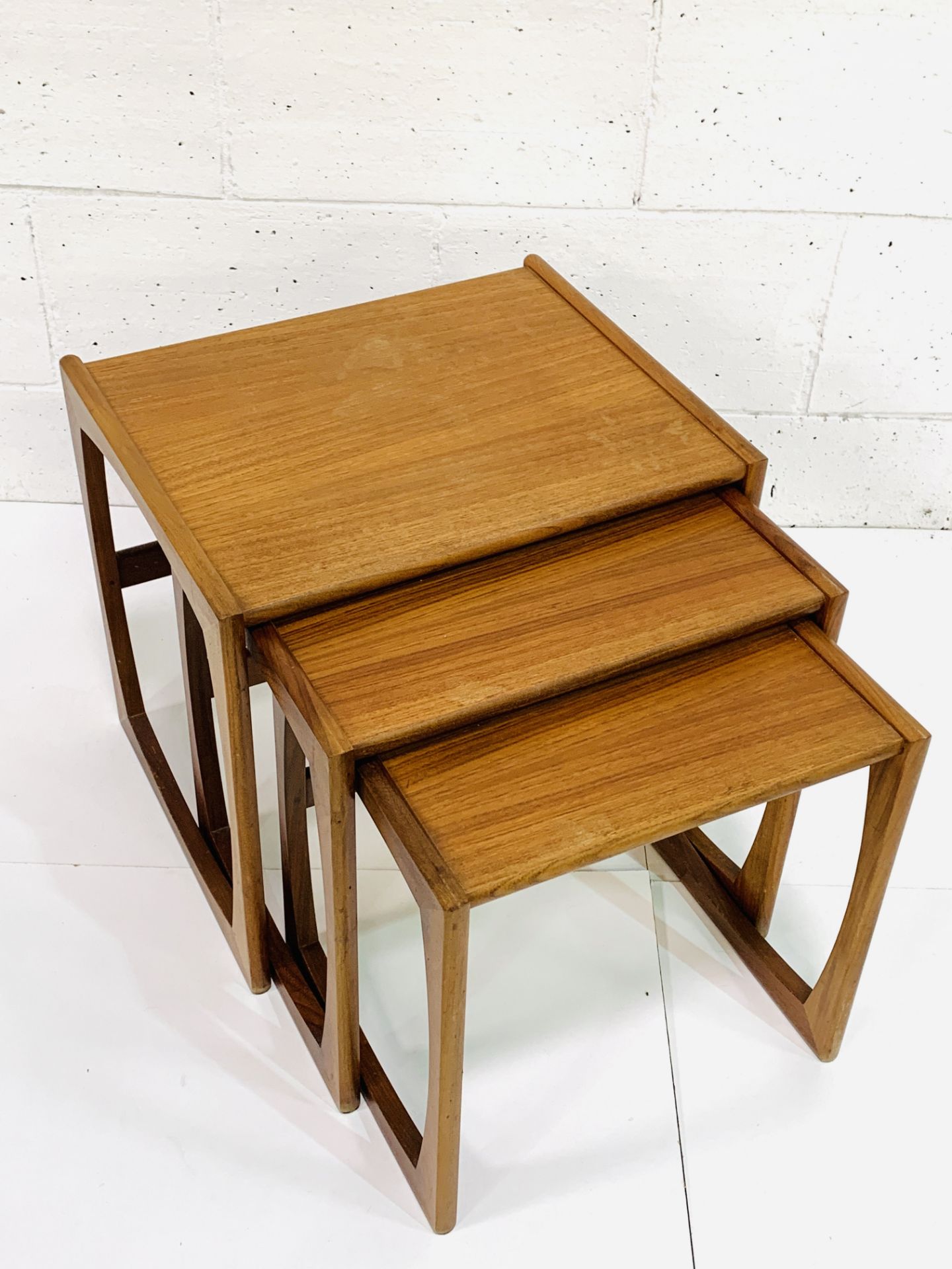 Nest of three teak tables by G-Plan - Image 3 of 3