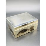 Silver cigarette box