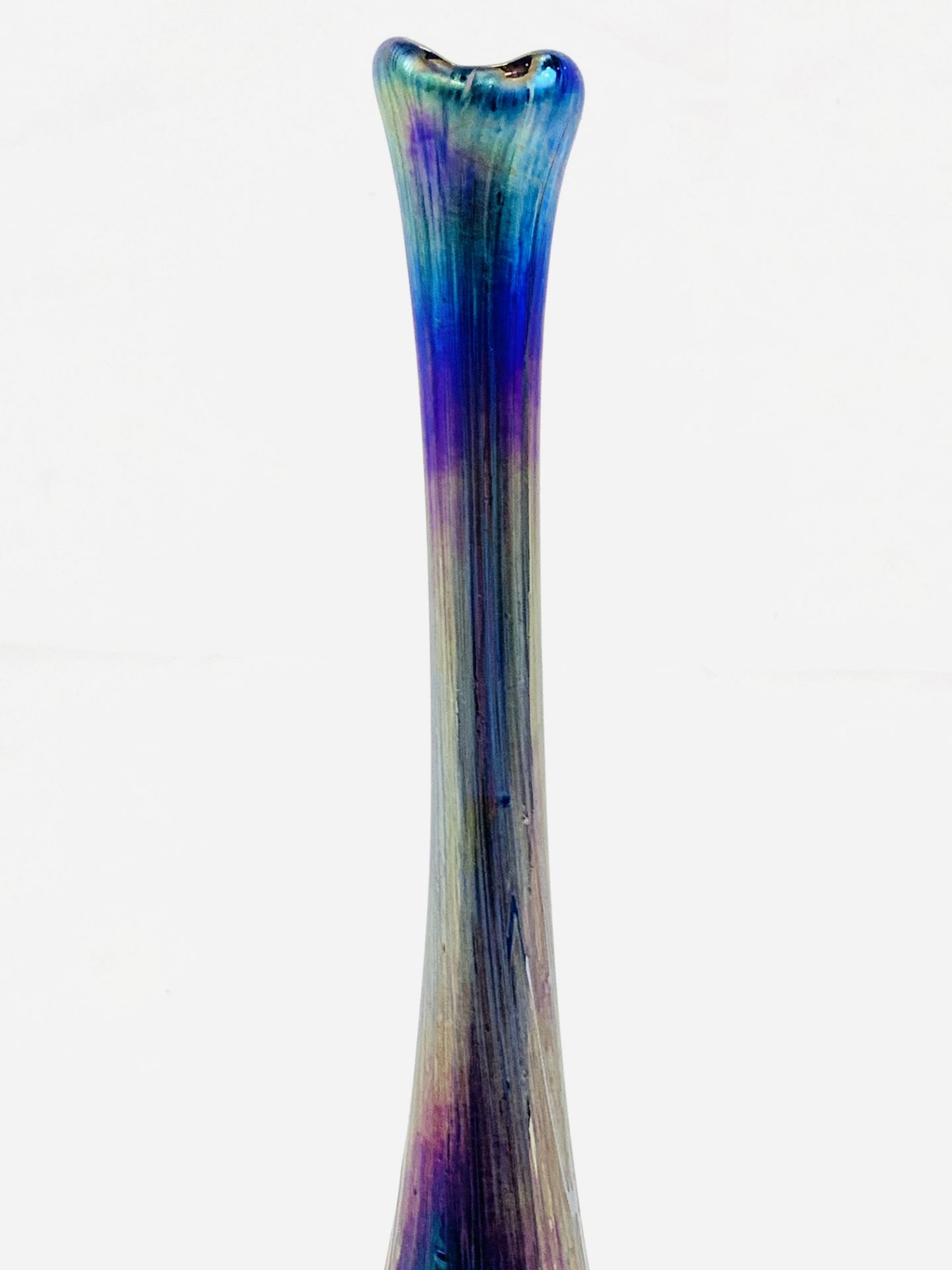 Tall bud vase by Glasform, signed J Ditchfield - Image 3 of 3