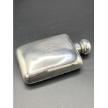 Silver hip flask by Elkington & Co Ltd