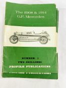 Profile Publications soft cover booklets on famous car marques, 1960's, 70 volumes