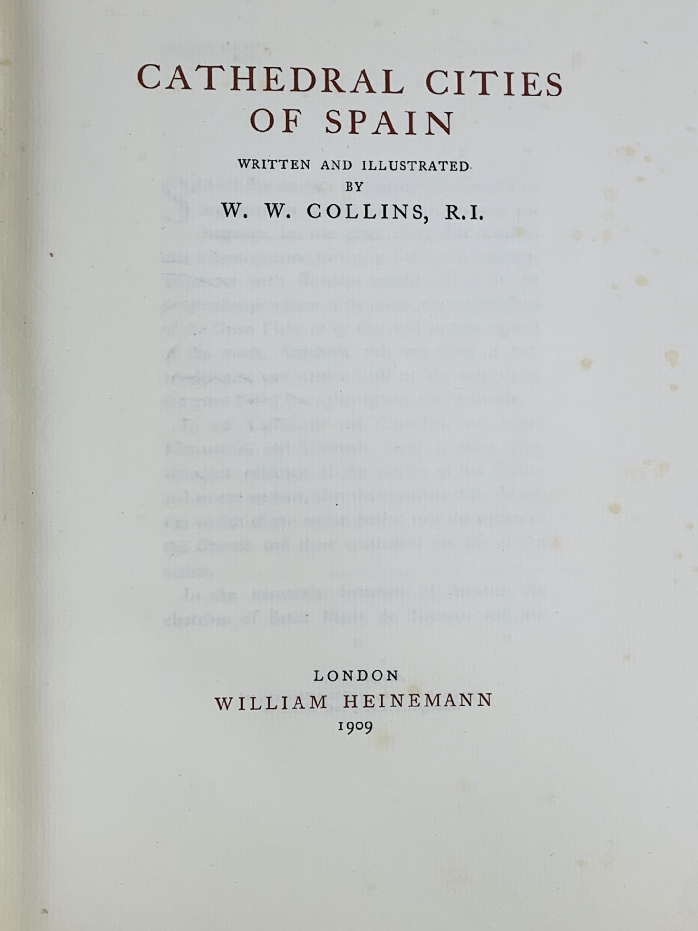 Cathedral Cities of Spain, signed limited edition 21/100, bound in vellum - Image 2 of 5