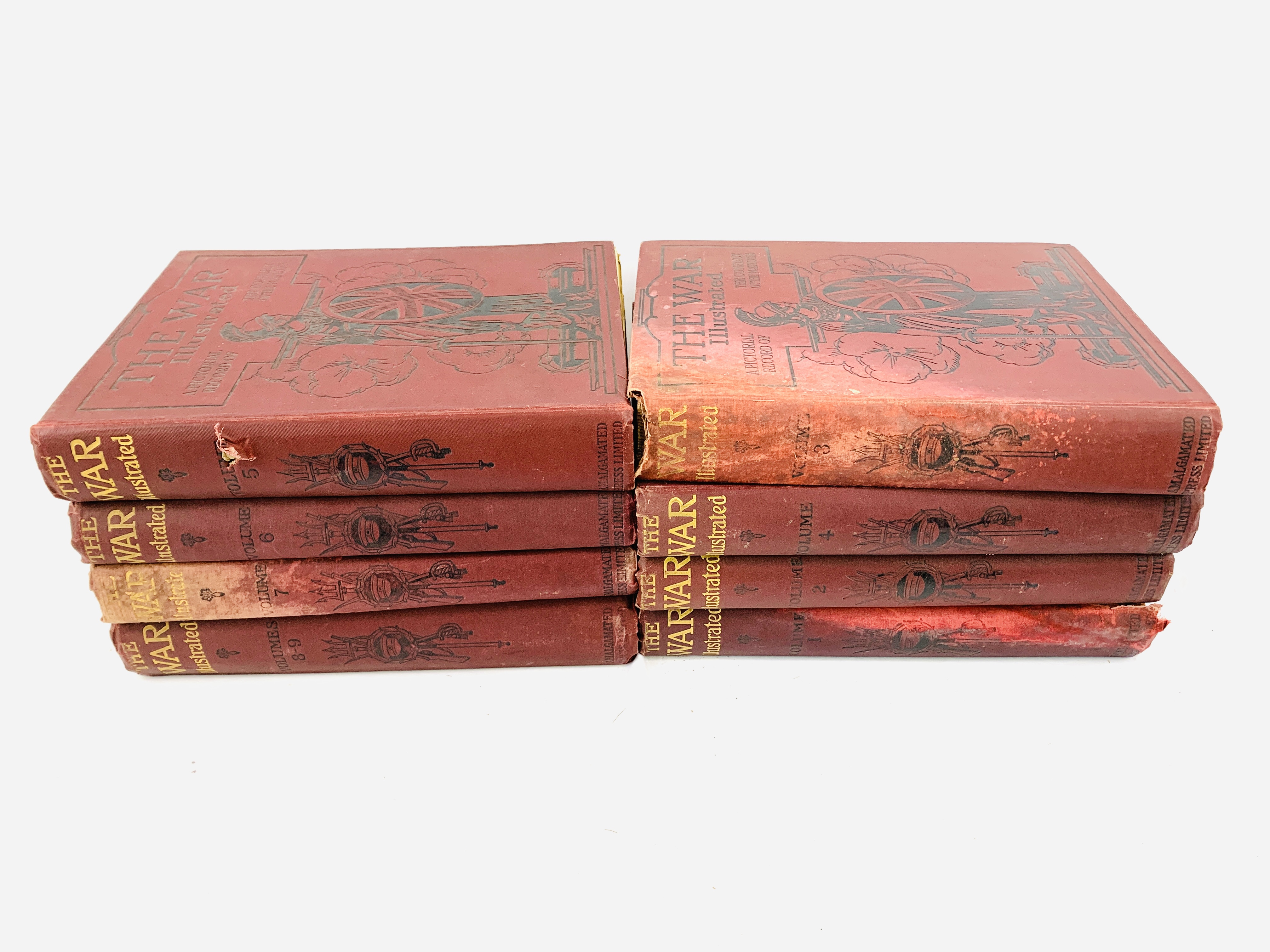 The War Illustrated, 8 volumes 1914-19