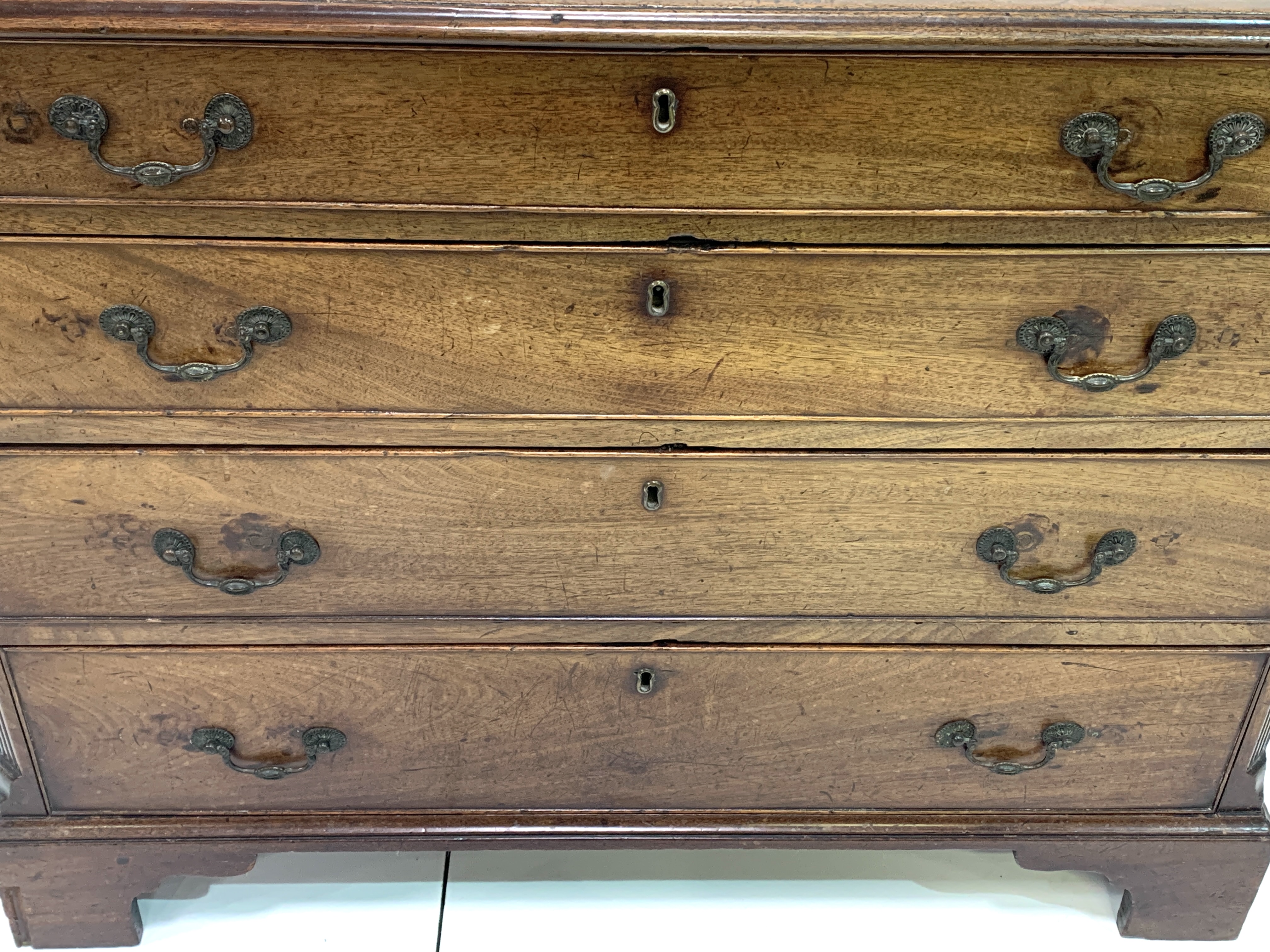 Georgian mahogany chest of drawers - Image 5 of 6