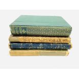 English Literature and Illustrated books, 4 volumes