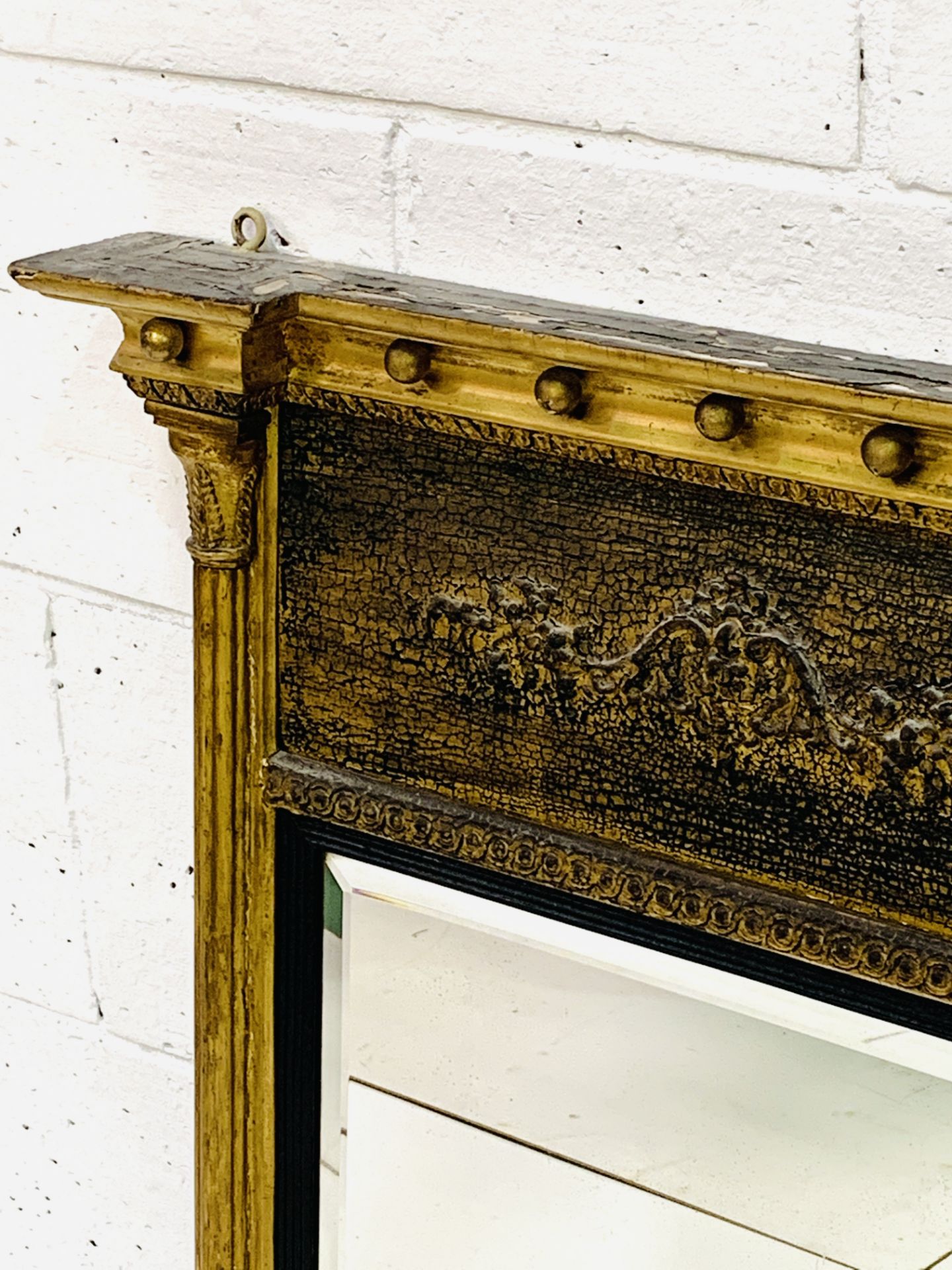 Georgian gilt framed wall mirror - Image 4 of 5