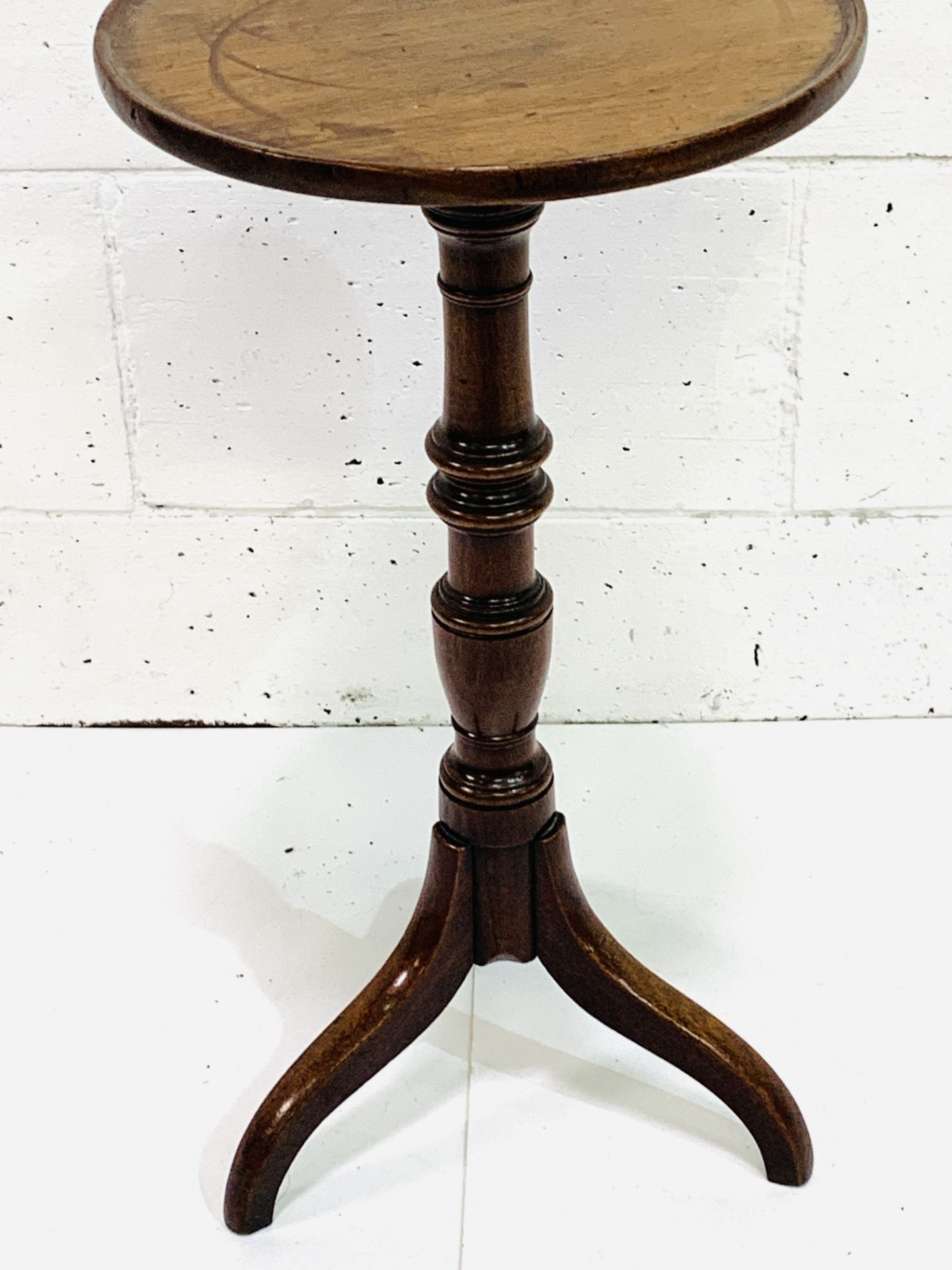 Georgian mahogany wine table and 2 others - Image 6 of 10