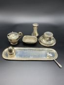 Various items of silver