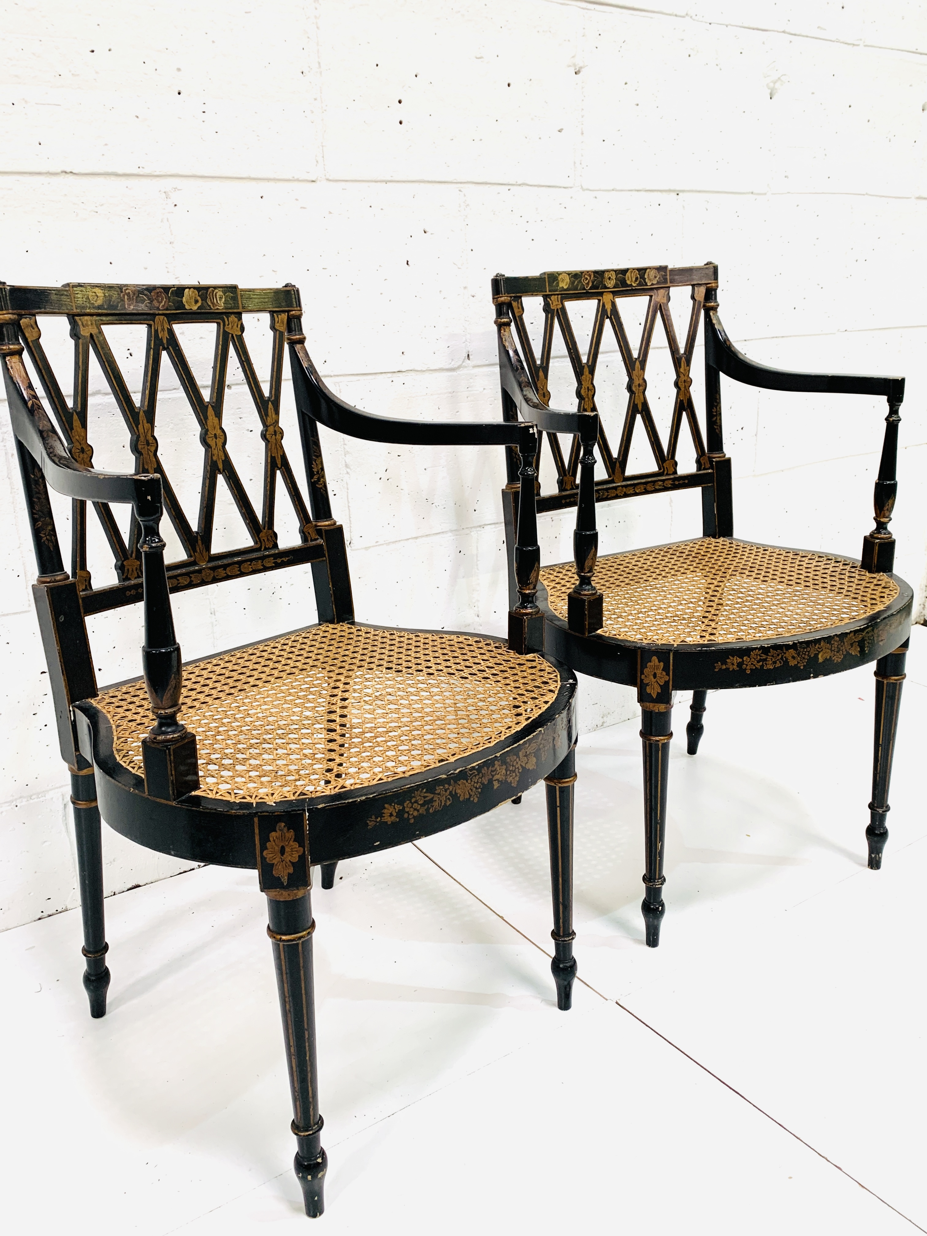 Two Regency style elbow chairs - Image 6 of 6