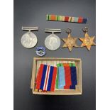 Four WWII medals