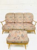 Ercol three seat sofa