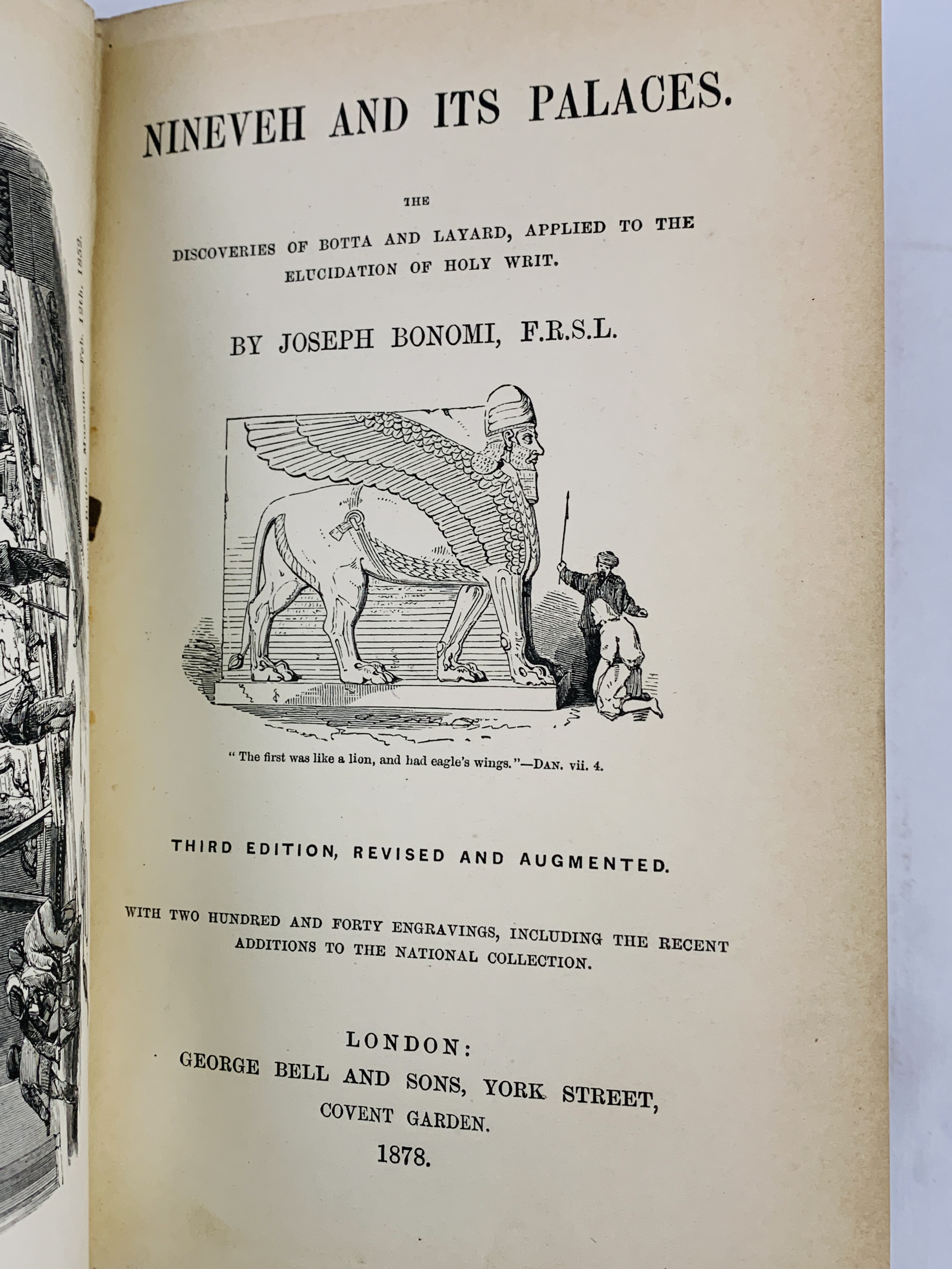 Archeology - Nineveh and its Palaces 1878 - Image 3 of 3