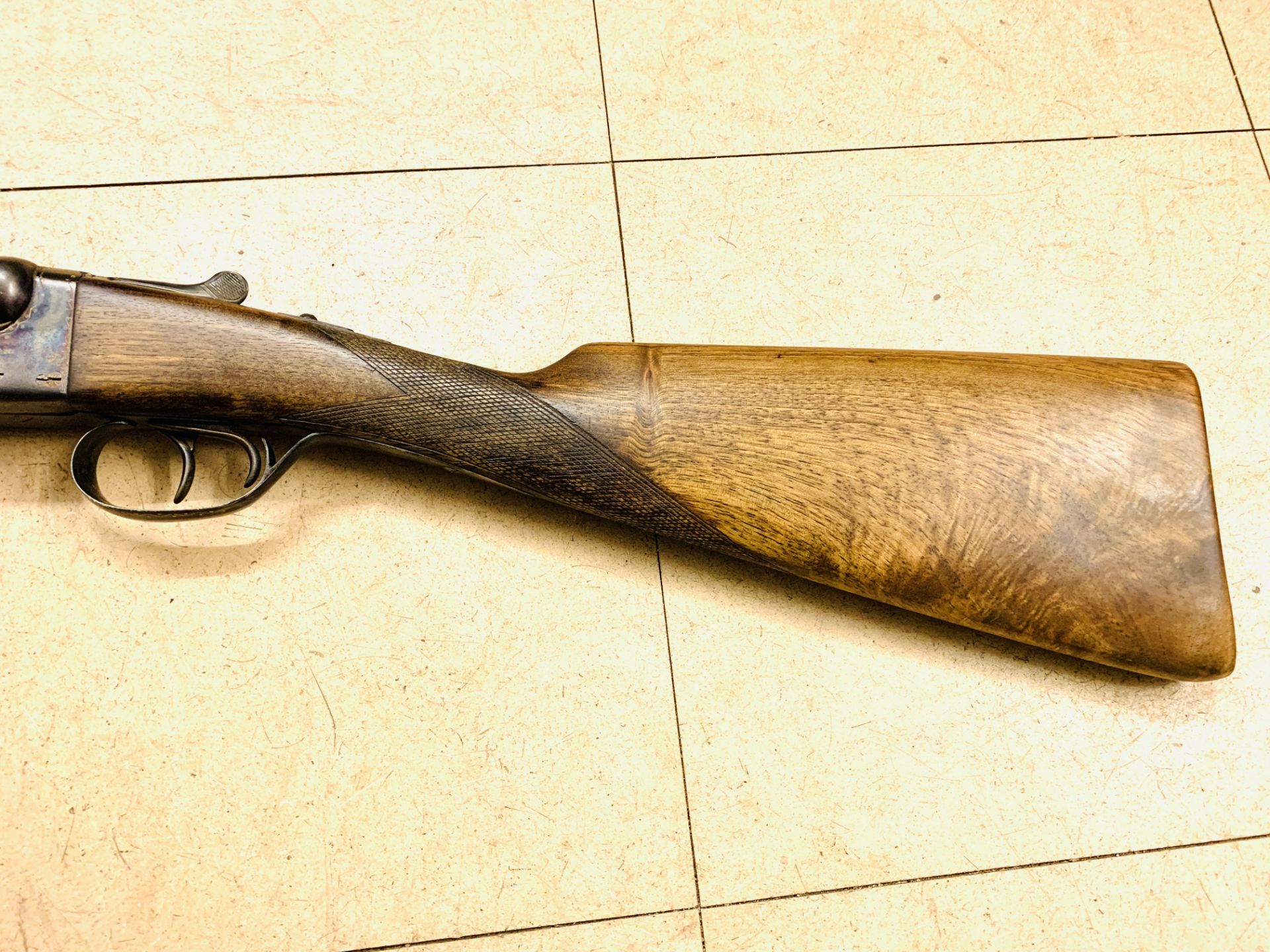 AYA Model 3 12 bore side by side double barrel shotgun - Image 3 of 9