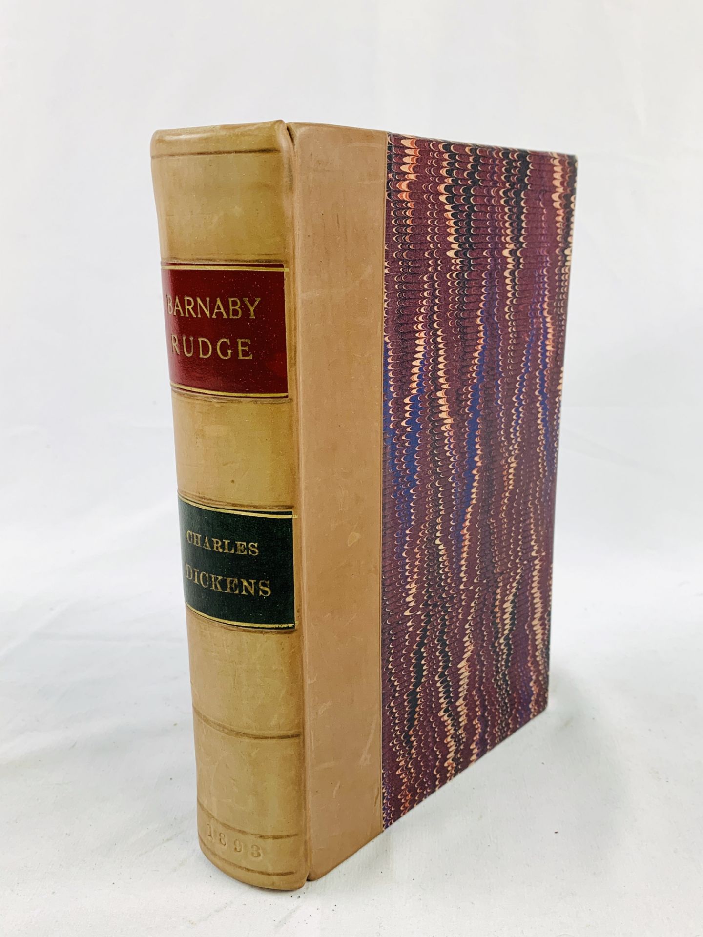 Barnaby Rudge by Charles Dickens, published Chapman & Hall, 1893.