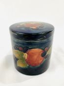 Moorcroft Pomegranate pattern lidded pot