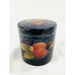 Moorcroft Pomegranate pattern lidded pot