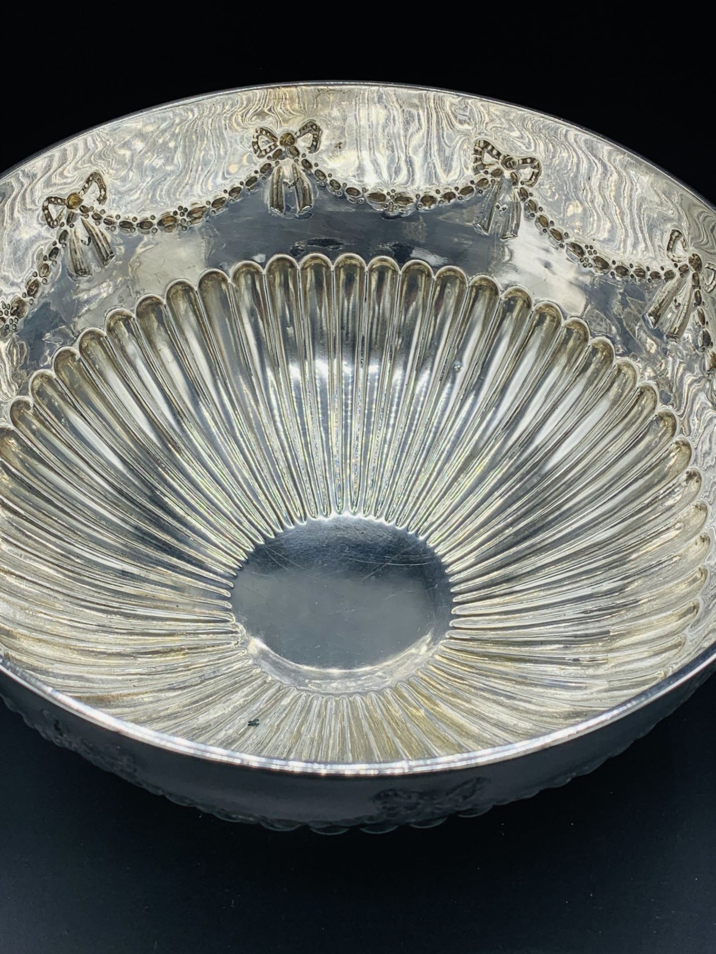 Large silver rose bowl - Image 7 of 8