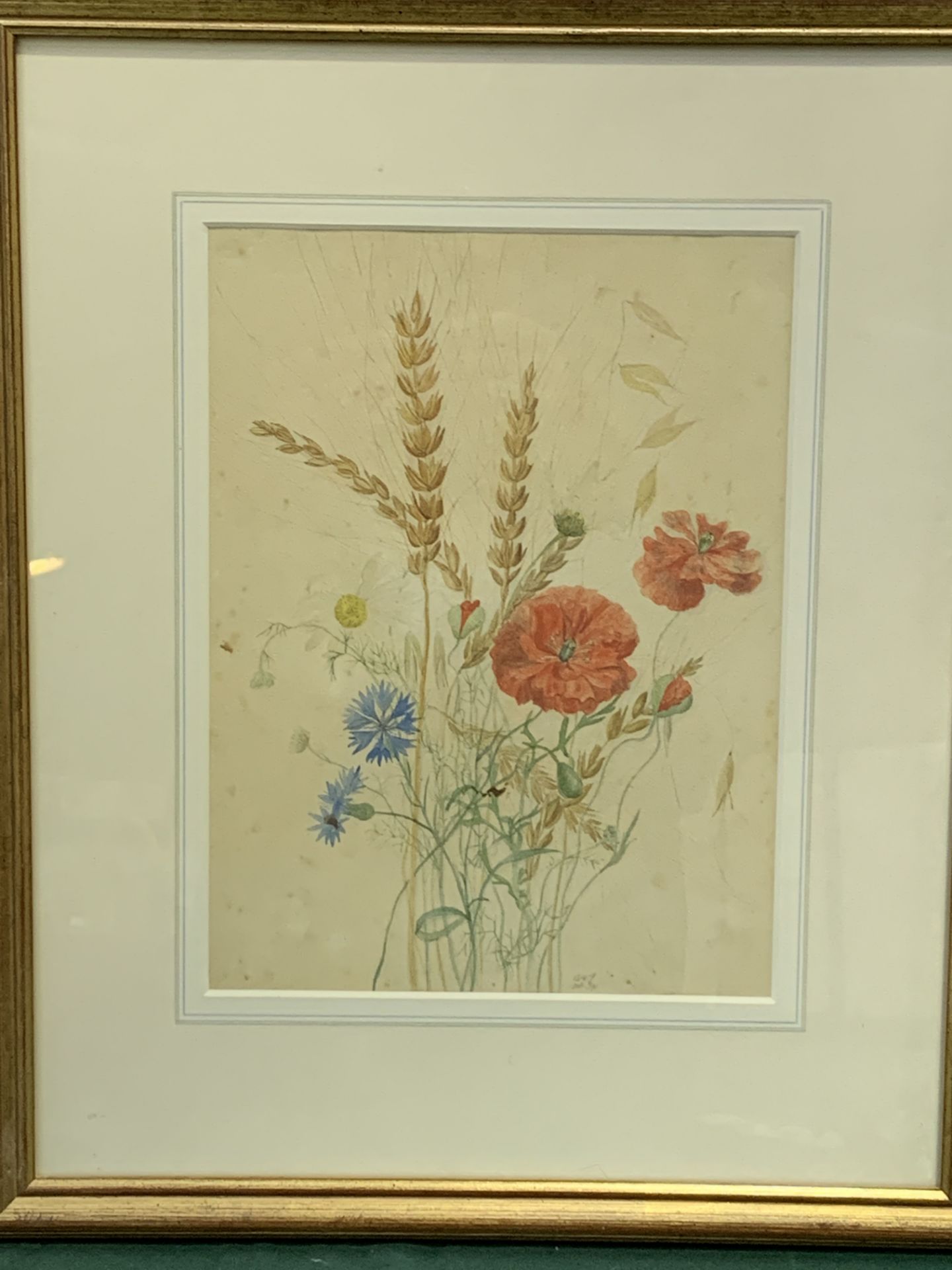 Framed and glazed watercolour, 1887/1891, by Alice A Rooke - Image 2 of 2