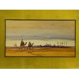 Gilt framed and glazed watercolour signed D H Pinder