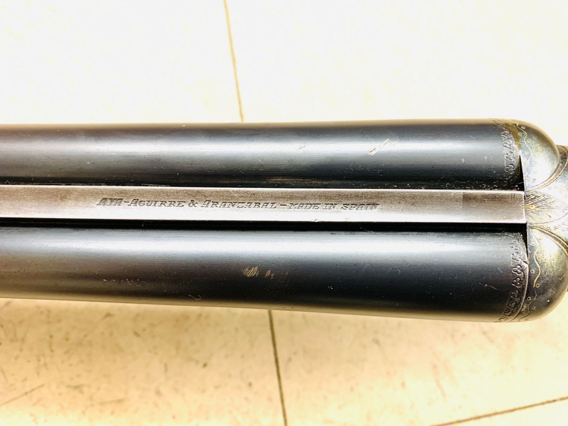 AYA Model 3 12 bore side by side double barrel shotgun - Image 4 of 9