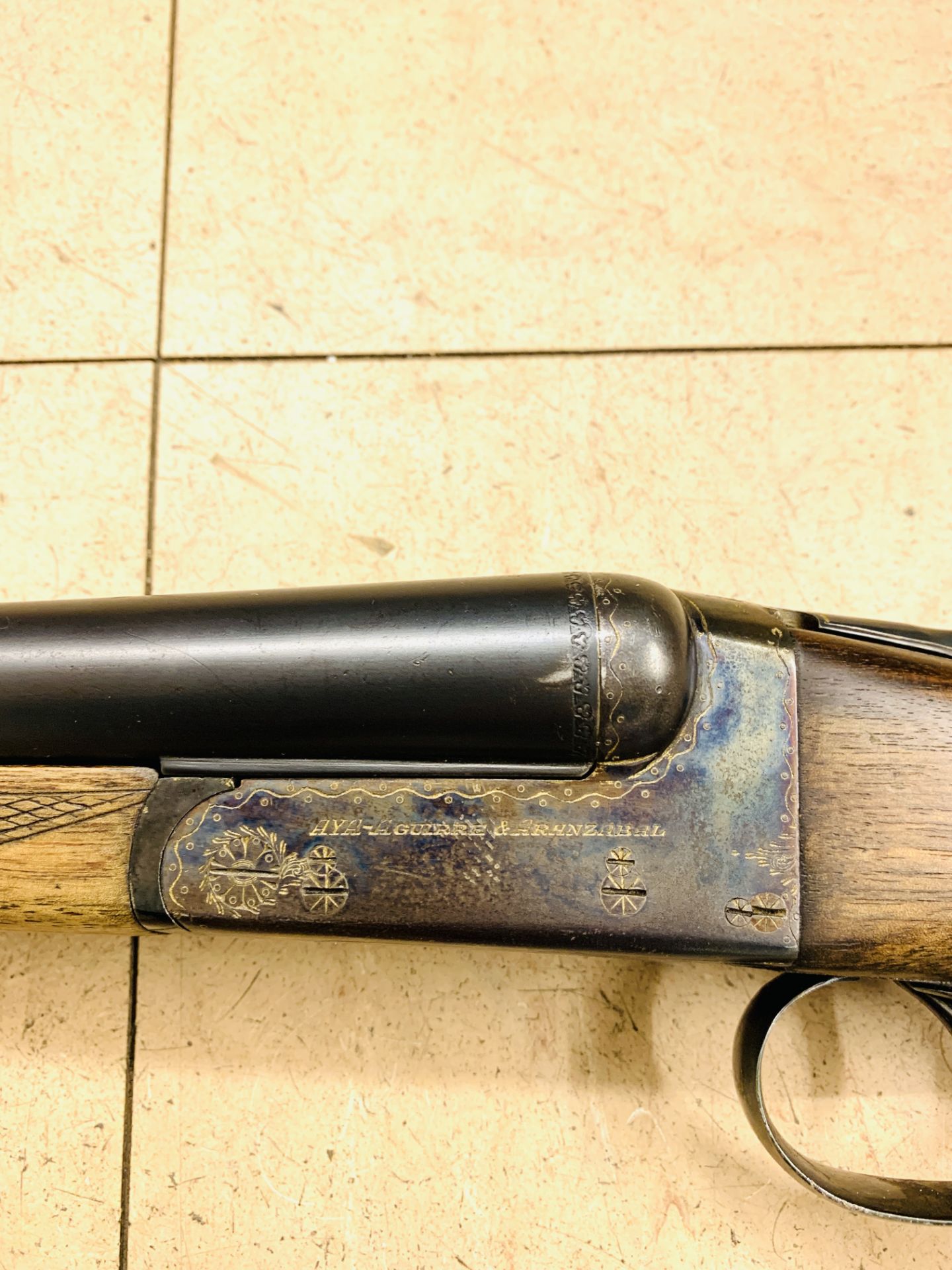 AYA Model 3 12 bore side by side double barrel shotgun - Image 2 of 9