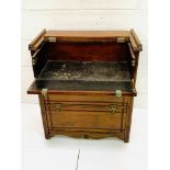 Late Victorian / Edwardian mahogany bureau