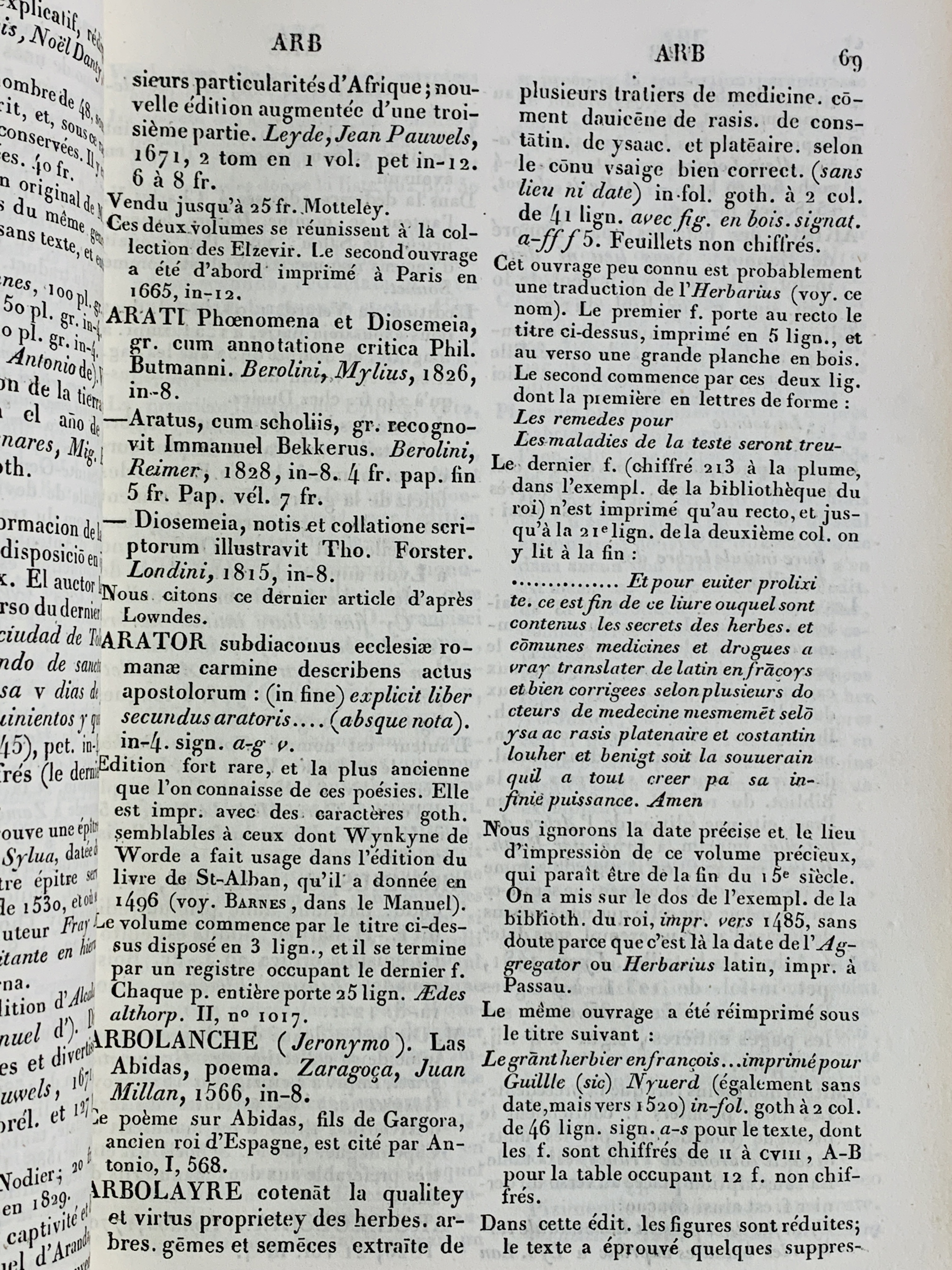 Charles Brunet "The Book Lover's Manual" (text in French) 1820-34 - Image 7 of 9