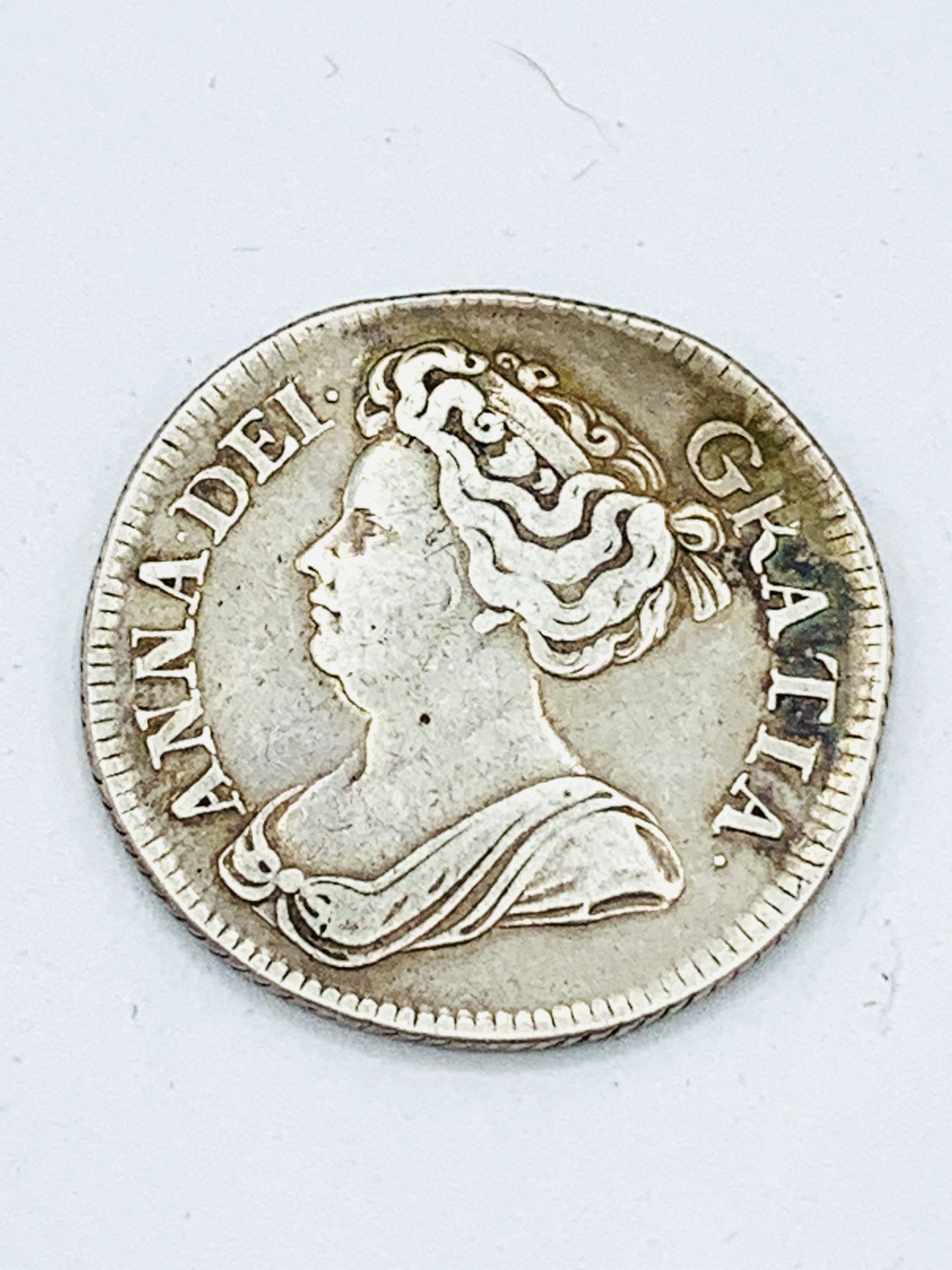 Queen Anne Silver Half Crown 1714