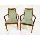 Pair of G-plan open arm chairs